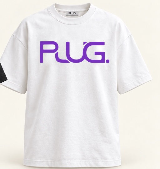 White / Purple Logo