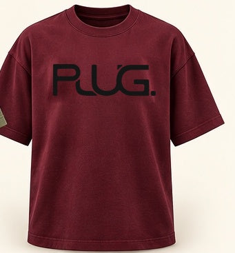 Burgundy / Black Logo